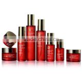 luxury packaging glass spray cosmetic bottle cosmetic cream jar glass cream cosmetic bottle with pump and cap