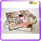 Drawer Style Matte Finish Cardboard Gift Box for Scarf