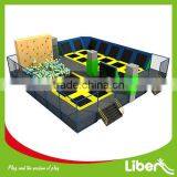 Indoor Playground Type and Metal and plastic Material England indoor trampoline