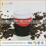 Groove Layer Black and Red Customer Logo Printing Cups thumbnail-5