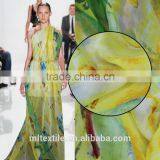 Printed Silk Chiffon Fabric,Satin Chiffon Fabric Wholesale for Dress