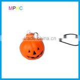 Holloween Promotional Gift Jack o Lantern Pumpkin Stress Reliever Keychain