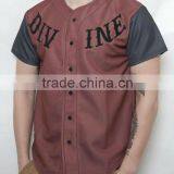 Sublimation Base Ball Jersey With Logo Embroidery thumbnail-1