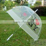 Transparent Umbrella With Logo