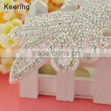 Keering Hotsale Iron on Rhinestone Applique for Women Dress WRA-050 thumbnail-3