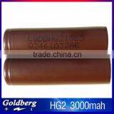 Gold Supplier Wholesale LG HG2 3.7V 18650 Li-ion Battery High Discharge 20A lg Hg2 20a18650 3000mah thumbnail-1