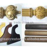 High Quality Designer Wooden Drapery Rods Wooden Curtain Rods From China Manufacturer thumbnail-2
