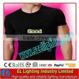 Led Message Tee Shirt/led Clock Tee Shirt