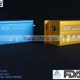 Customized 445nm 520nm 635nm Combined 15mw RGB Free Space Laser Module With TTL and Analog Modulation, Divergence<0.2mrad