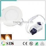 LED Panel Light 4W 105mm SMD3528 Warm White Round Led Panel Lighting thumbnail-1
