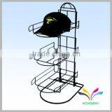 Display Canvas Hat Light Duty Retail Shop Fashion Metal Display Stand for Cap thumbnail-1