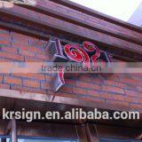 3d Mental Alphabet Letter Sign for Outdoor Signage Using thumbnail-5