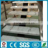 DIY Marble Stone Treads Single Iron Stringer Straight Stairs thumbnail-1