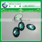 See Green Color Acrylic Lead Free Nickle Free Apex Acrylic Claw Stone thumbnail-1