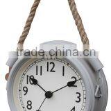 Classic Rope Home Metal Mounted Clock Decorative Wall Clock thumbnail-1