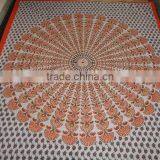 New White Peocock Prints Bedsheets Tapestry thumbnail-3