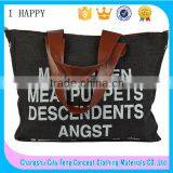 Letter Canvas Korea Fashion Ladies Handbag thumbnail-1