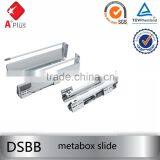 DSBB push to open and soft close drawer slide rail