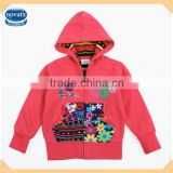 ( F3355 ) salmon nova kids wear export quality child wear winter girl hoody jacket