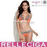 RELLECIGA 2016 Lace Bikini Swimsuit With Triangle Top and Brazilian Cut Scrunch Butt