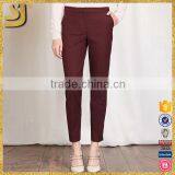 2016 New Fashion Casual Women Chino Skinny 7/8 Pants thumbnail-1