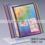 Desk Top Rack for Display A4 & Letter Size With 30 or 20 or 10 Pcs Panels thumbnail-2