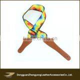 China Factory Custom Leather Guitar Strap Ends Parts