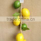 2015 High Quality Harvest Artificial Lemon String Decoration Artificial Fruits String Home Decoration thumbnail-1
