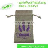 Linen Sachet Lavender Bag Small Drawstring Sachet Bags thumbnail-1