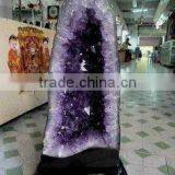 Natural Rock Amythest Crystal Geode