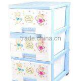 3 Layers Plastic Drawer