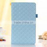 Plaid Grid Soft Skin Folio Flip Stand Leather Case For SONY Xperia Z3 Tablet Compact 8" thumbnail-2