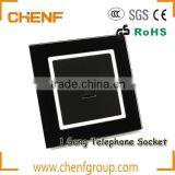 CE Approval Cheaper 5A 250V 1 Gang Wall Telephone Socket thumbnail-1