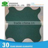 Excellent Material New Style Green Rubber Tile