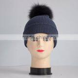 2016 Hot Selling Fur Hats With Fox Fur Poms thumbnail-1