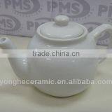 FACTORY Wholesale 370cc Ceramic White Mini Tea Pot