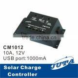 10A 12V/24V Solar Charge Controller for Solar Home System With 5V 1A USB Output
