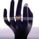>>>2016 YIWU T&J Women Fashion Korean Style Rings Gold Plated Infinity Shape Rhinestone Crystal Rings for Lady/ thumbnail-1