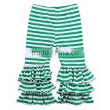 New Products for Girl Baby Leggings Ruffles Icings Stripe Pants OEM Service Factory Direct Sale Fall Toddler Pants thumbnail-1