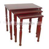 C140 Factory Promotional Wooden Nesting Table Set thumbnail-1