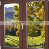 CW65 series wood clad aluminum casement window made in china
