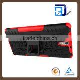 For Sony C5 Ultra Armor Slim Case Armor Rugged Kickstand Heavy Duty TPU+PC 2 in 1 Case For Sony C5 Ultra Shockproof Case thumbnail-5