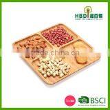 Best Selling Bamboo Food Storage Tray 3 Compartment Food Tray thumbnail-3