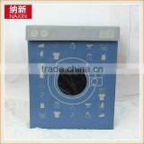 Creative Washer Style Collapsible Fabric Storage Box With Pvc Window
