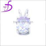 Evil Eye Gemstone Charm Pendant, Crystal Charm Pendant Jewelry thumbnail-1