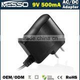 9V 500mA AC DC Adapter 100-240V 50-60Hz AC Adapter 9V 500mA Swithcing Power Supply 9V 500mA AC Adapter thumbnail-3