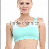 Kiteng 2016 New Design Yoga Sports Bra With Contrast Color Mesh Panel Wicking Fabric and Padding Office In United States thumbnail-5