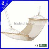 Raw White Cotton Farbic Hammock With Batten