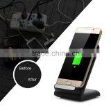 High Efficiency Triple Coils Desktop Wireless Charging Stand For All Qi-Compatible Phones thumbnail-6