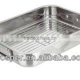 Square Baking Tray With Shelf